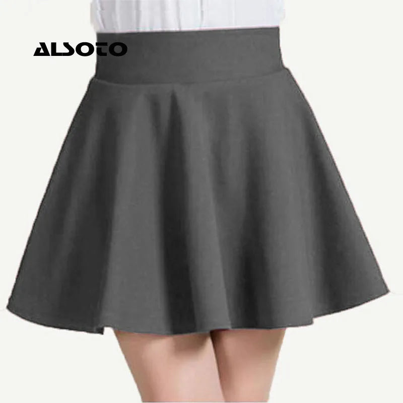 Classic Pleated Mini Skirt