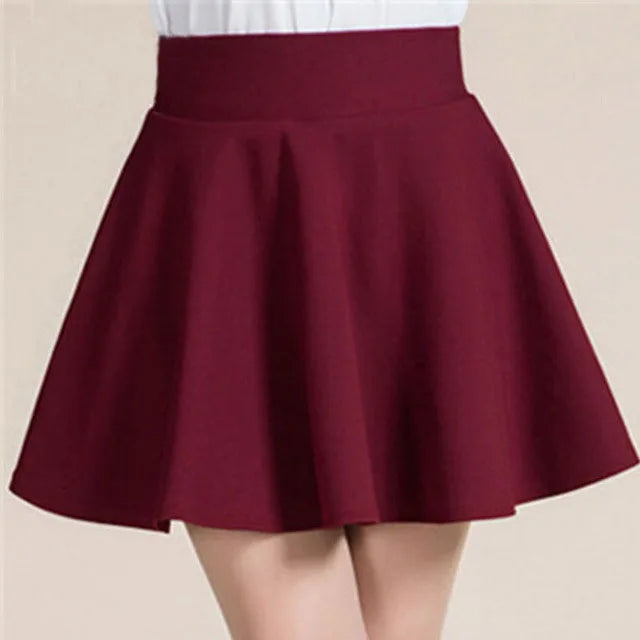 Classic Pleated Mini Skirt