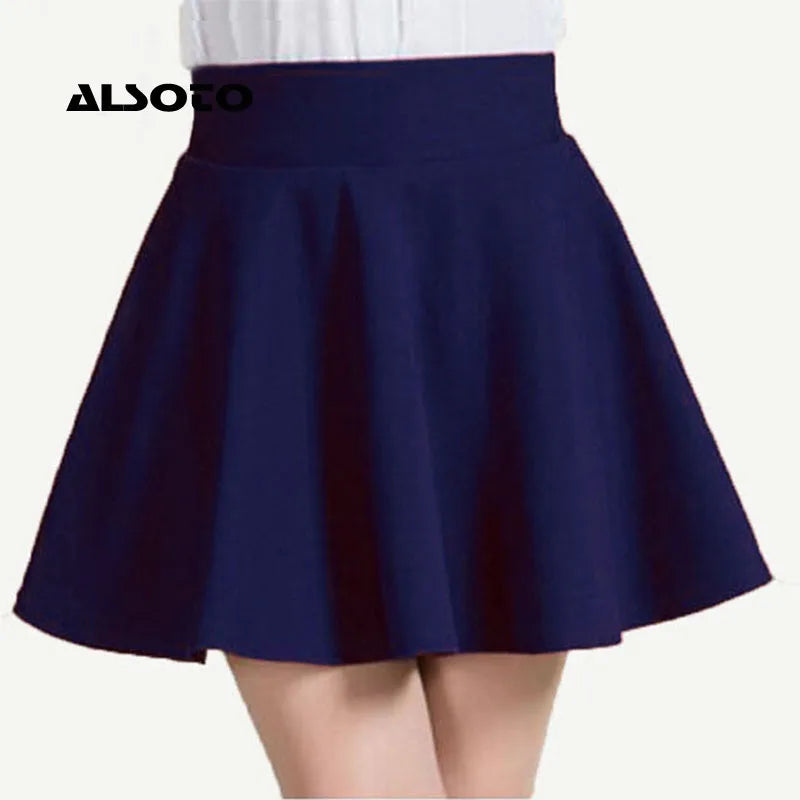 Classic Pleated Mini Skirt